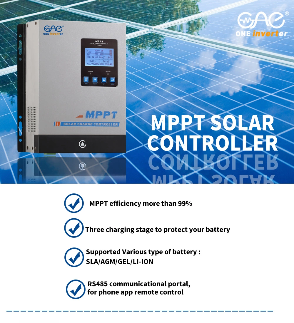 Ap60c 60A 12 24 48V MPPT Solar Charge Controller